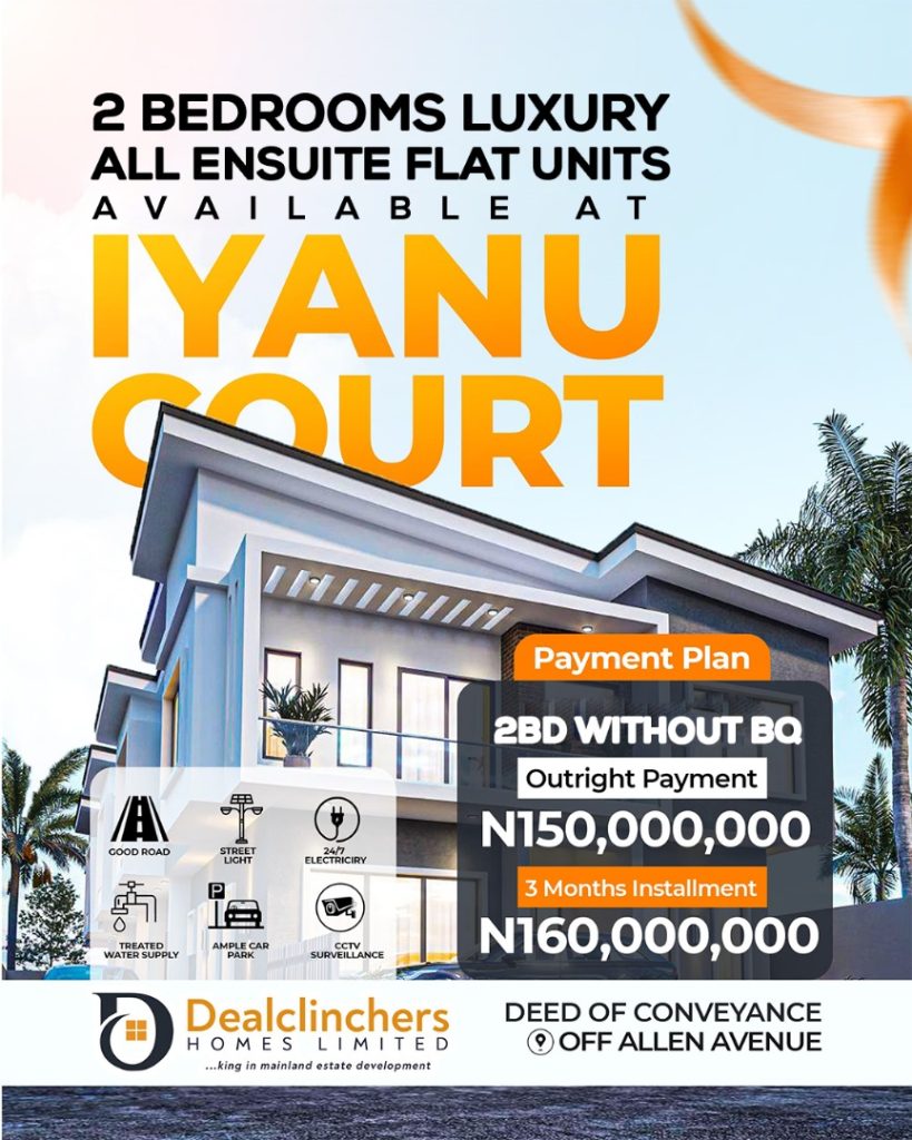 2-bedroom luxury apartment Ikeja